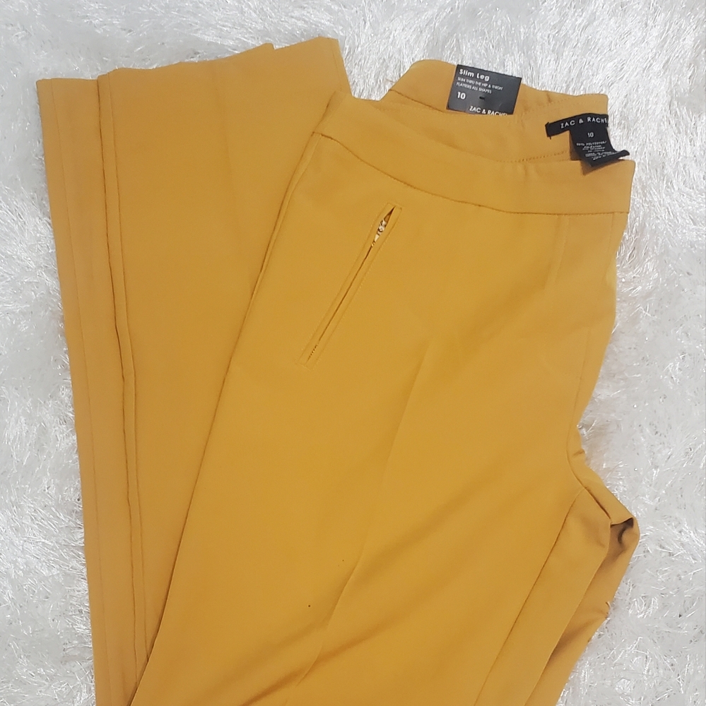 Zac and Rachel Yellow Capri